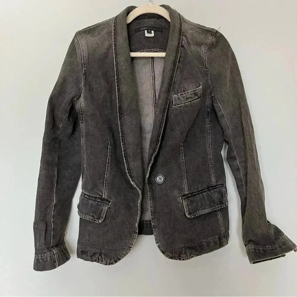 Marc Jacobs Vintage Denim Blazer  Jacket 100% cotton made in USA - Picture 1 of 6